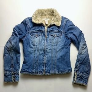 🎉SALE🎉 Abercrombie & Fitch Denim Jean Jacket Zip